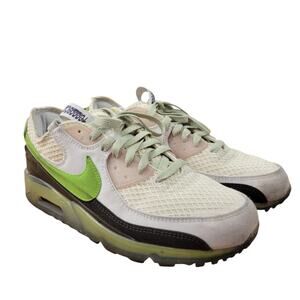 Nike Air Max Terrascape 90 Shoes Phantom Vivid Green Olive DM0033-001 Size 10.5